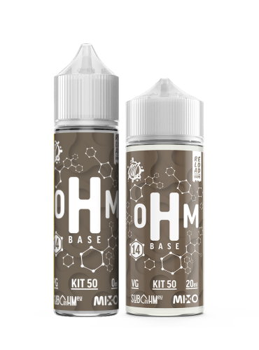 oHm Base - Combinazione PG + VG 50/50 - Kit 14