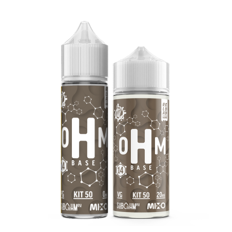 oHm Base - Combinazione PG + VG 50/50 - Kit 14