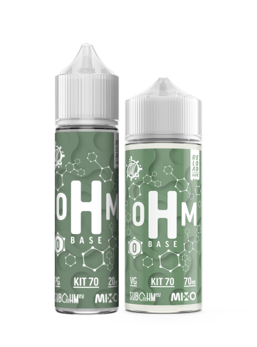 oHm Base - Combinazione PG + VG 70/30 - Kit 0