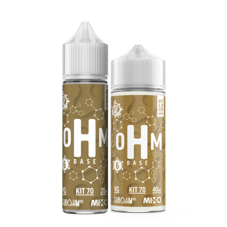 oHm Base - Combinazione PG + VG 70/30 - Kit 6