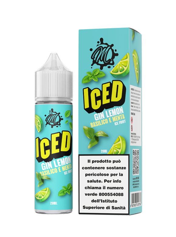 ICED - Gin Lemon Basilico Menta. Semplicemente Gin, Menta, Basilico e Limone ICE.
