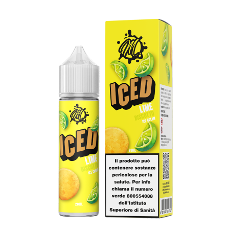ICED Biscotto Lime  Liquido chiaro e all'olfatto risalta subito il forte odore di lime, ma drippandolo renderà il meglio di se.