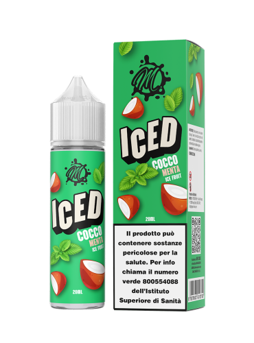 ICED Cocco Menta Volete avere l'"ESTATE DENTRO"? Svapate questo menta e cocco ghiacciato e la troverete!