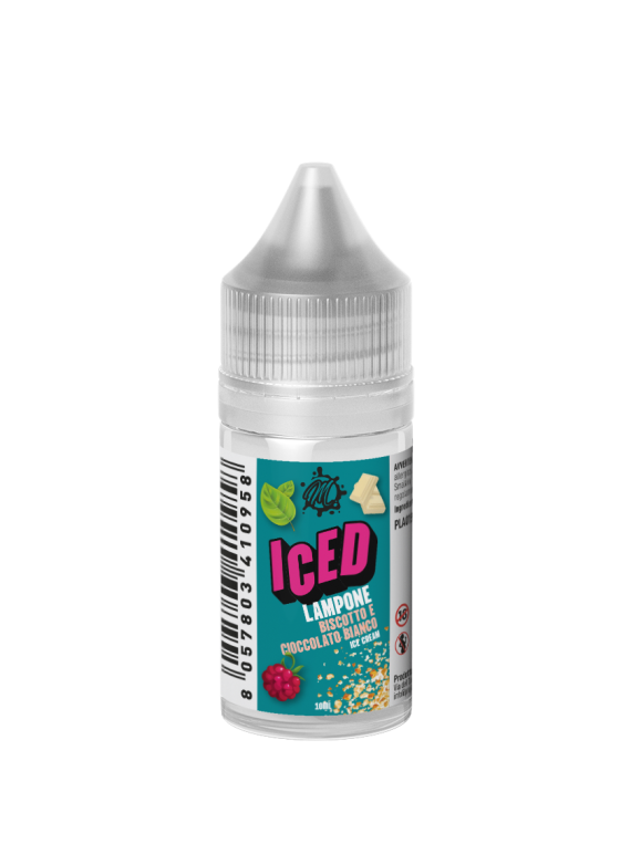 ICED - Lampone Biscotto Cioccolato Bianco 10ml| Moonshine Vape